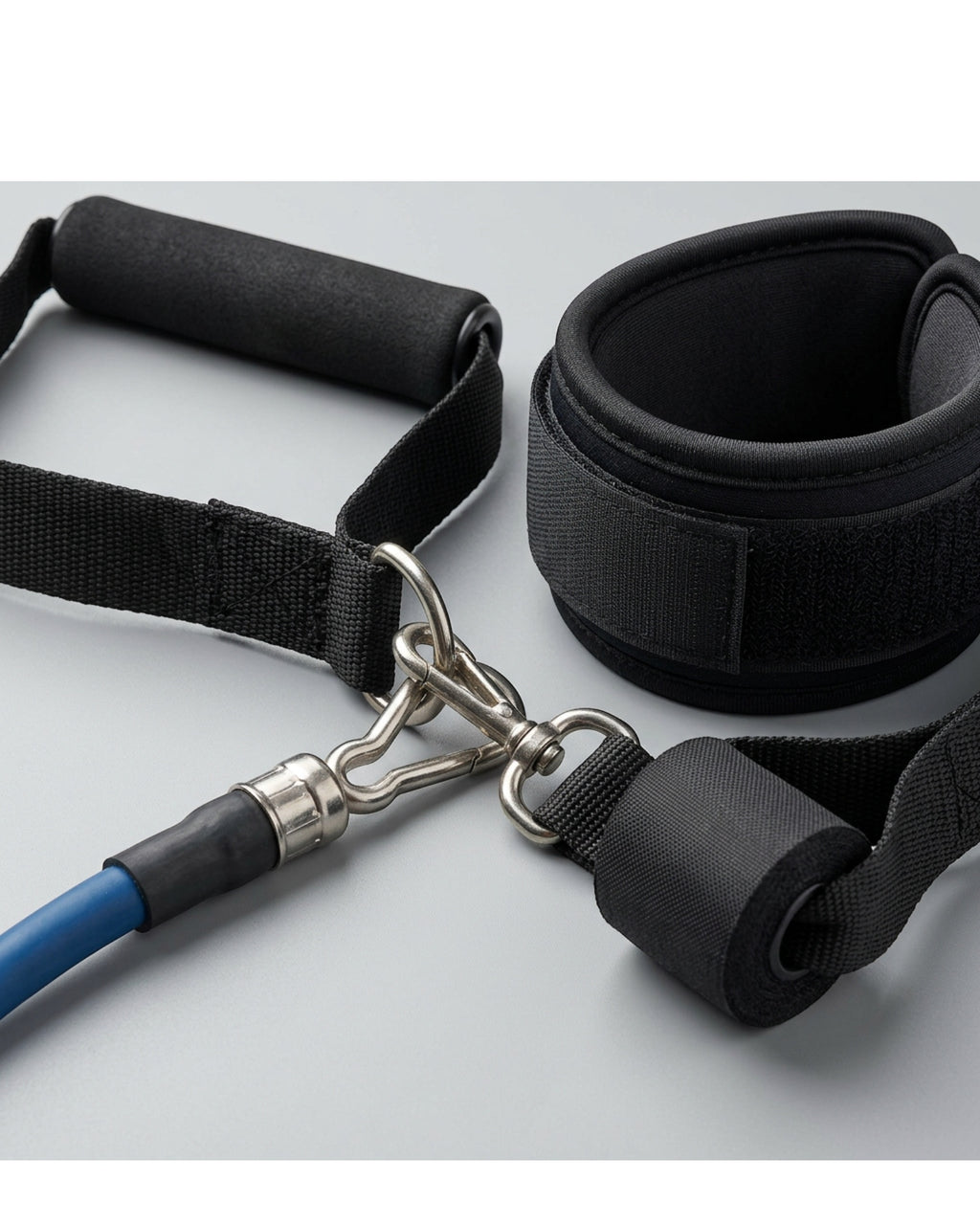 Alorv Latex Tube Resistance Band Kit with Handles Set of 11 - Detail view