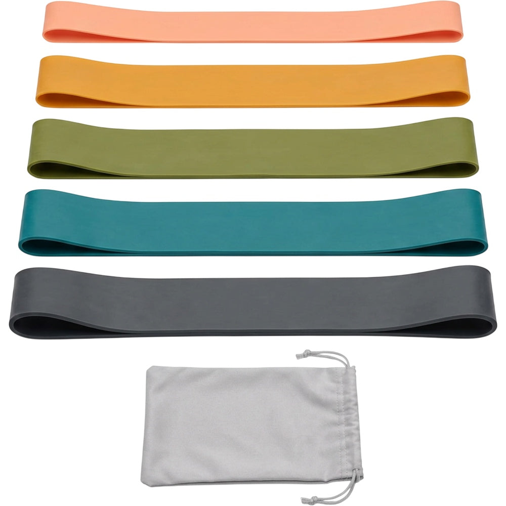 Alorv Mini Latex Loop Resistance Band Set of 5 - Product view